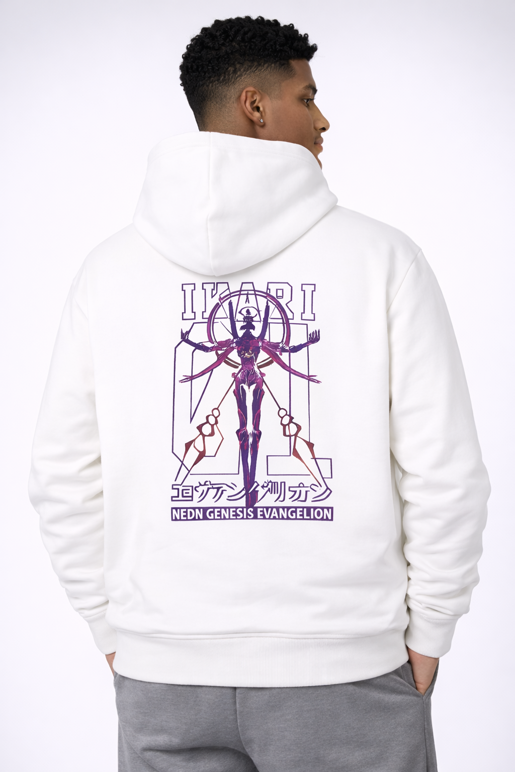Ikari White Hoodie