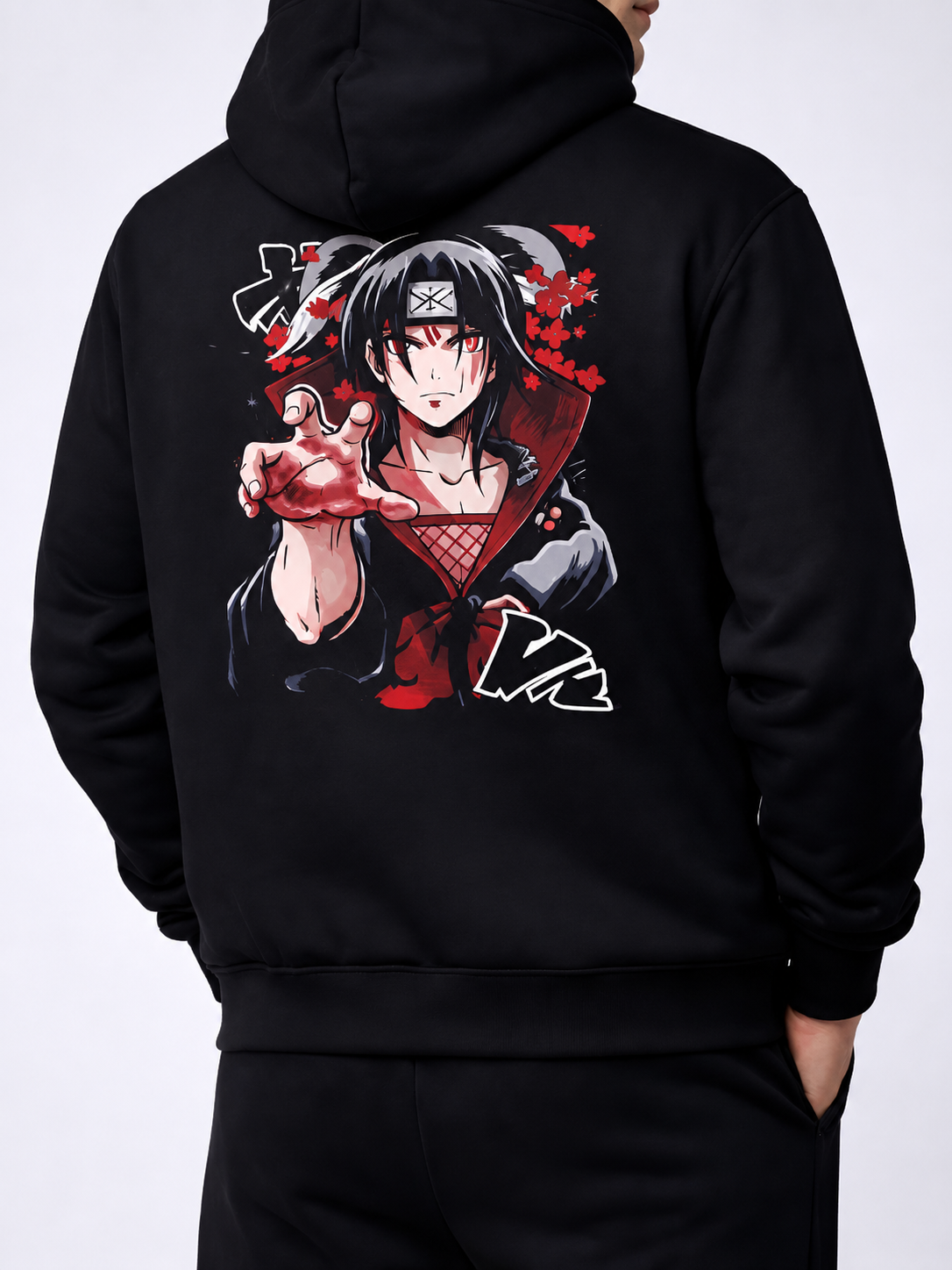 Hidden Crow Black Hoodie