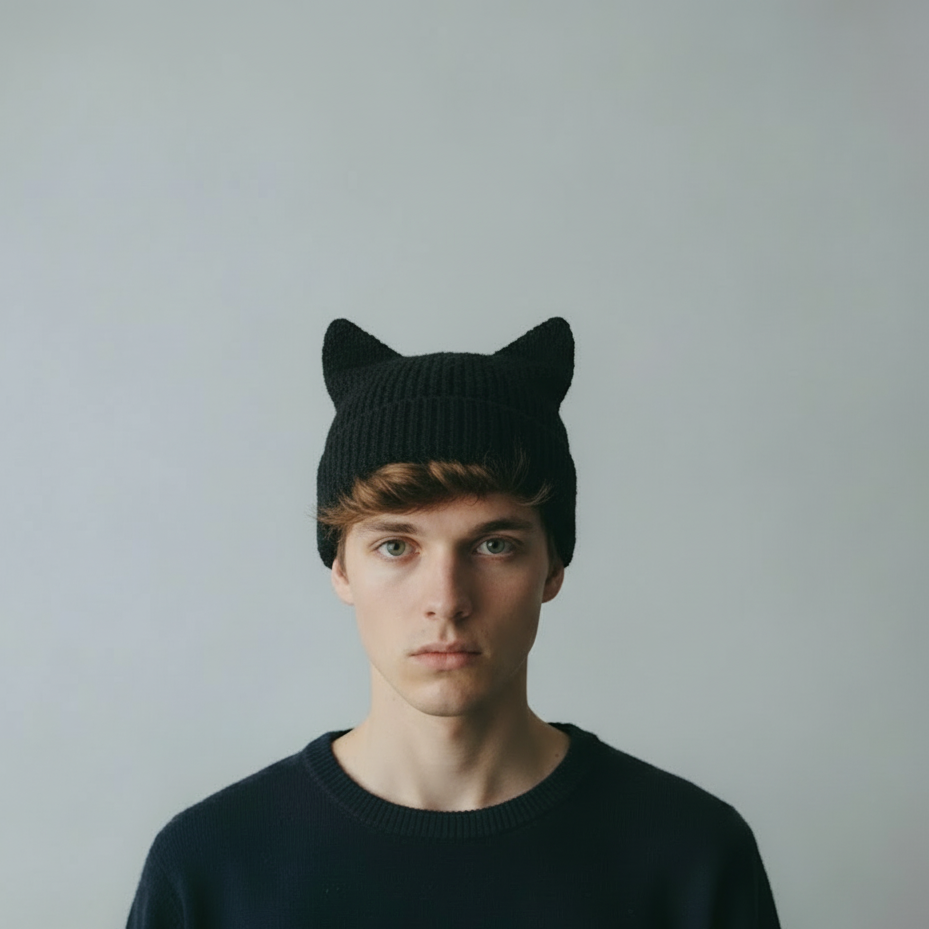 Blackout Crochet Hat